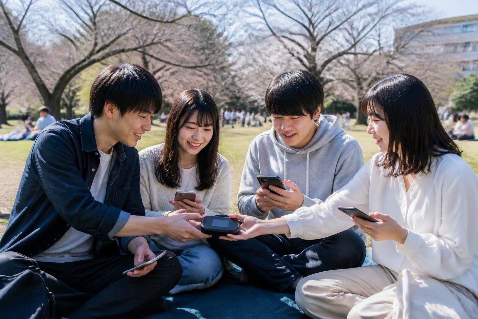 初心者向けの接続方法はQRコード or パスワード入力
